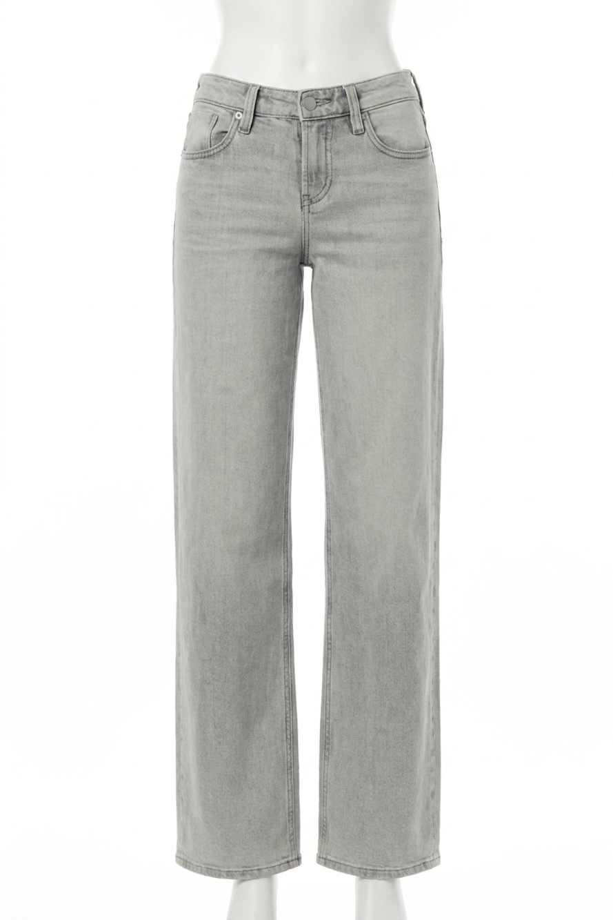 NEW DEAR JOHN DENIM taylor high rise straight leg jean in dovey